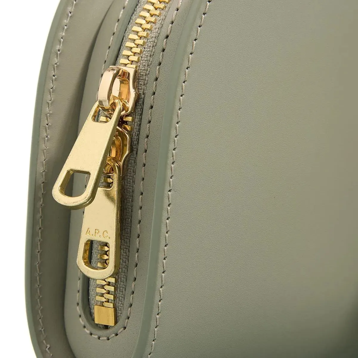   A.P.C.  PXAWV-F61596 Green Taupe  Crossbody Bag 
