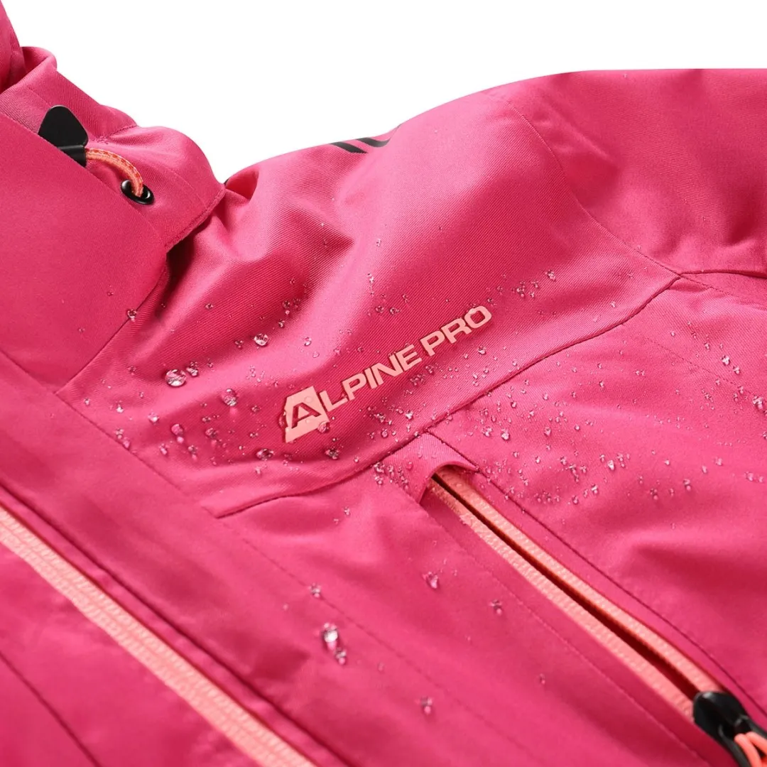 Damen-Skijacke mit PTX-Membran ALPINE PRO REAMA rosa XXL