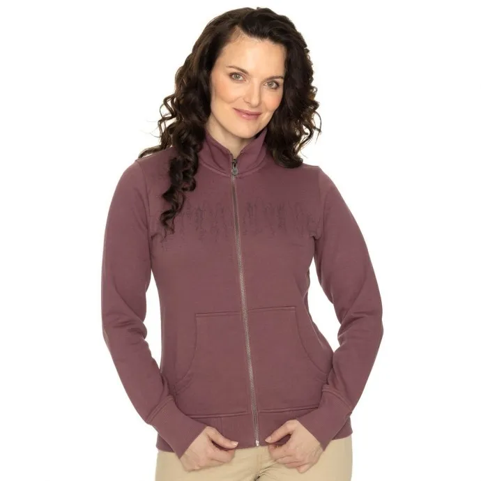 Damen-Sweatshirt BUSHMAN ERICA Burgunderrot