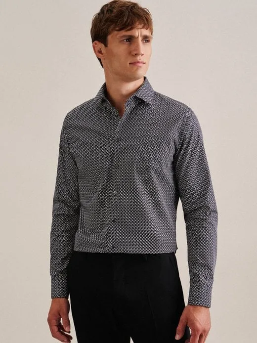 Herren Business Hemd - Slim Langarm