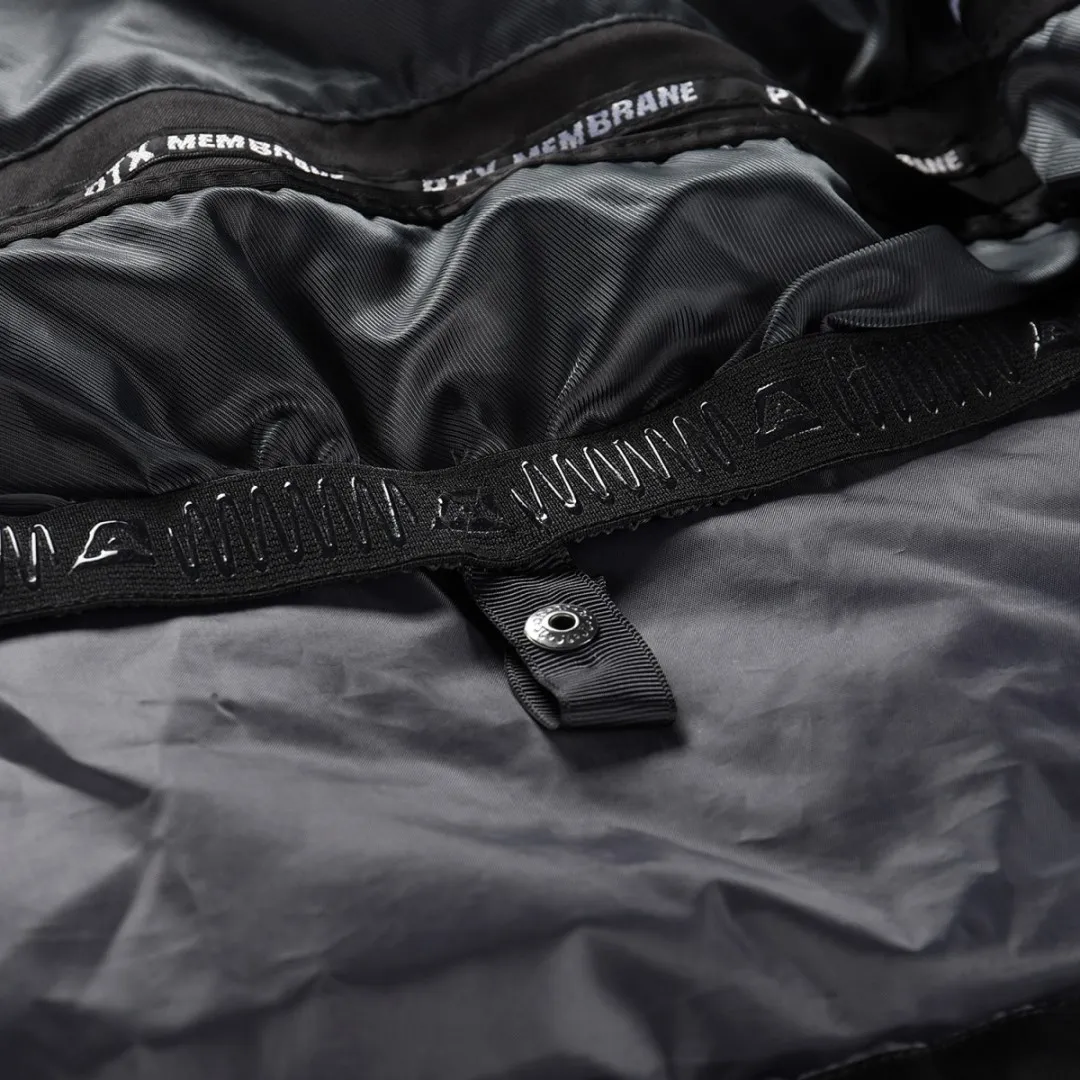Herren-Daunen-Skijacke mit PTX-Membran ALPINE PRO FEEDR schwarz