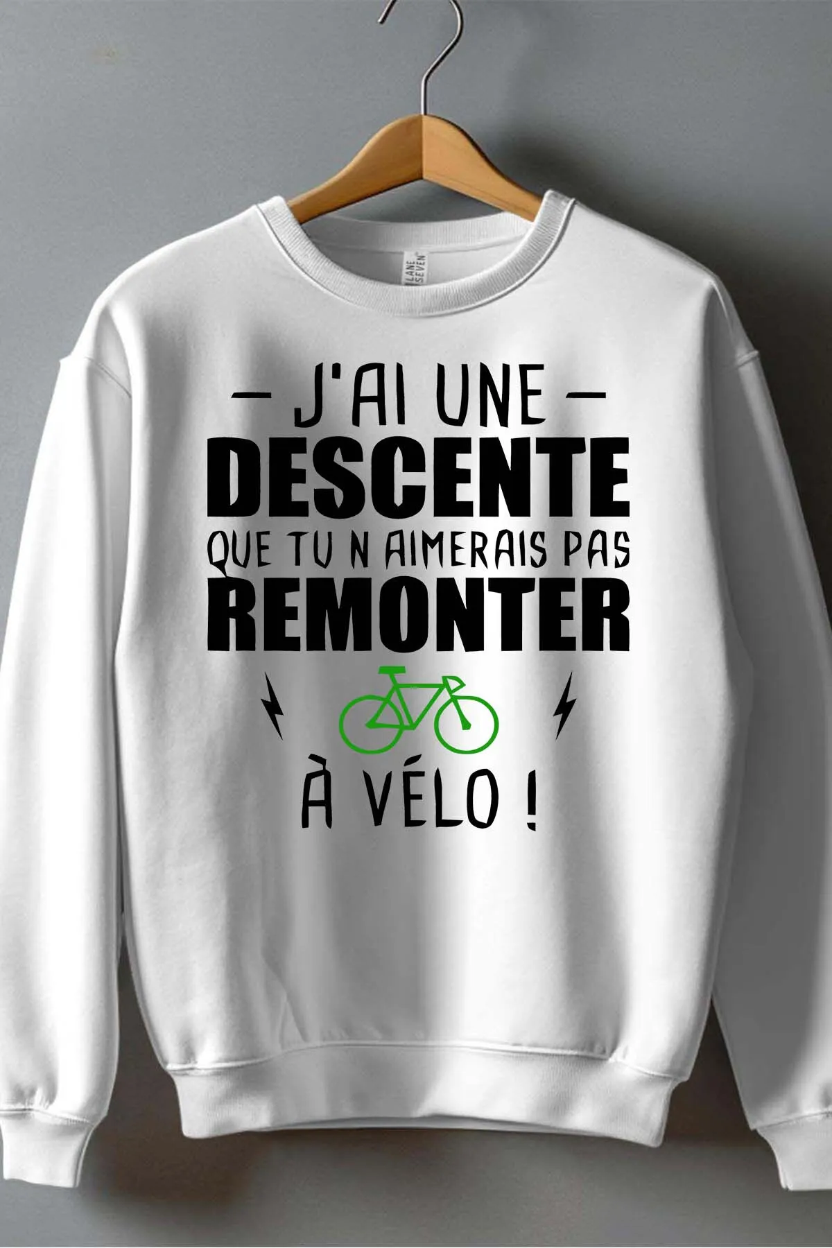 Ich habe einen Abstieg – Herren-Sweatshirt mit Rundhalsausschnitt