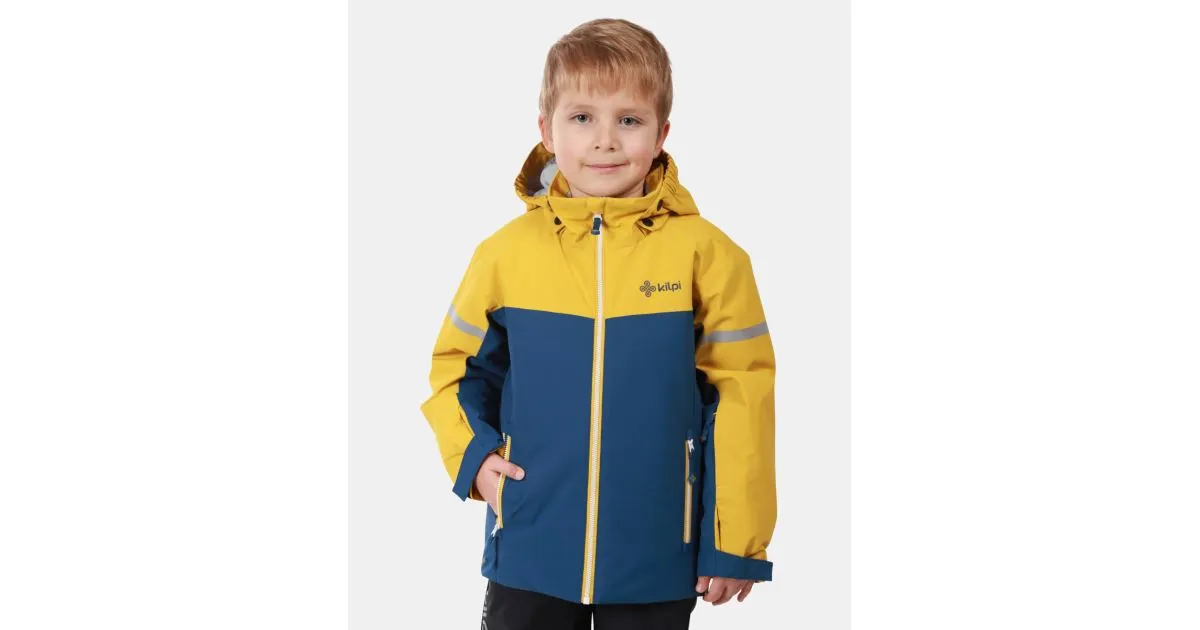 Jungen-Skijacke Kilpi ATENI-JB gelb
