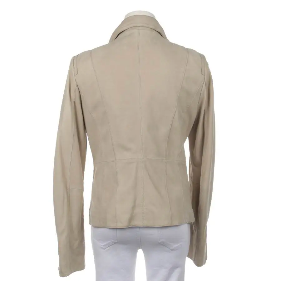 Lederjacke 40 Hellbraun