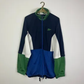 M-L Reebok Trainings Jacke dunkelblau