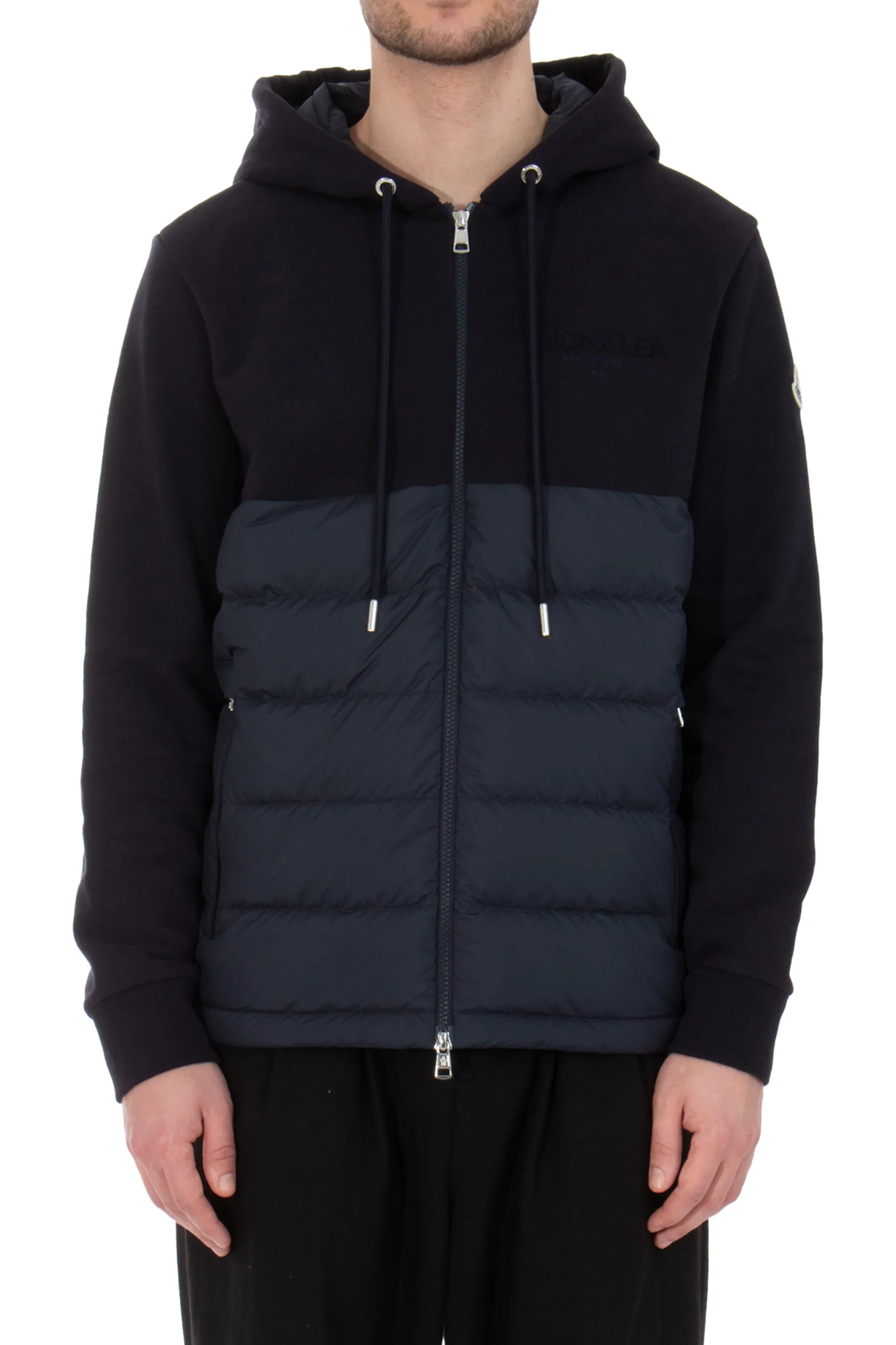 MONCLER Padded Cotton Zip Hoodie  