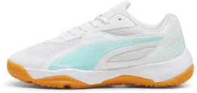 PUMA Solarflash III Jr Hallenschuhe Kinder puma white-electric peppermint im Online Shop von kaufen
