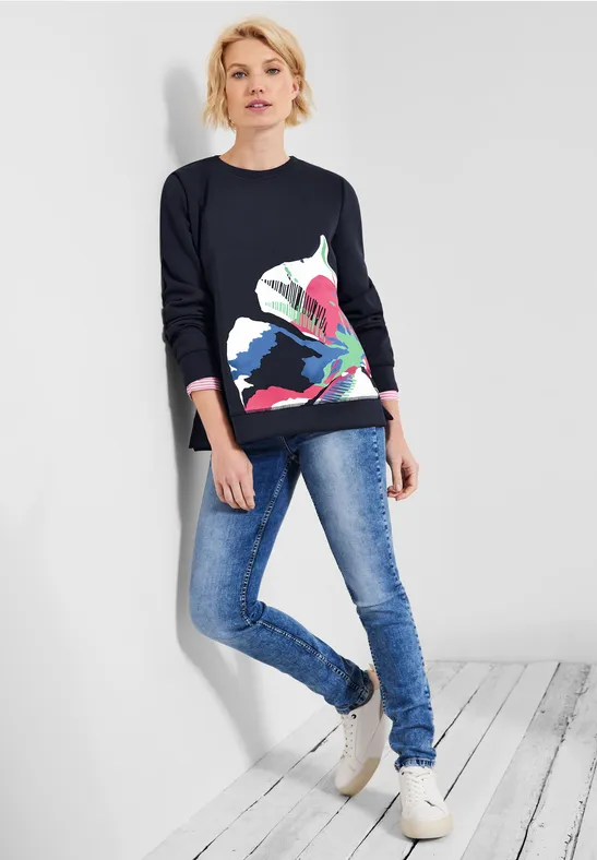 Scuba Sweatshirt mit Print