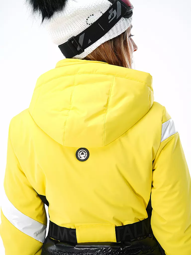 SPORTALM, Damen Skijacke mit Sternen-Muster und Gürtel 