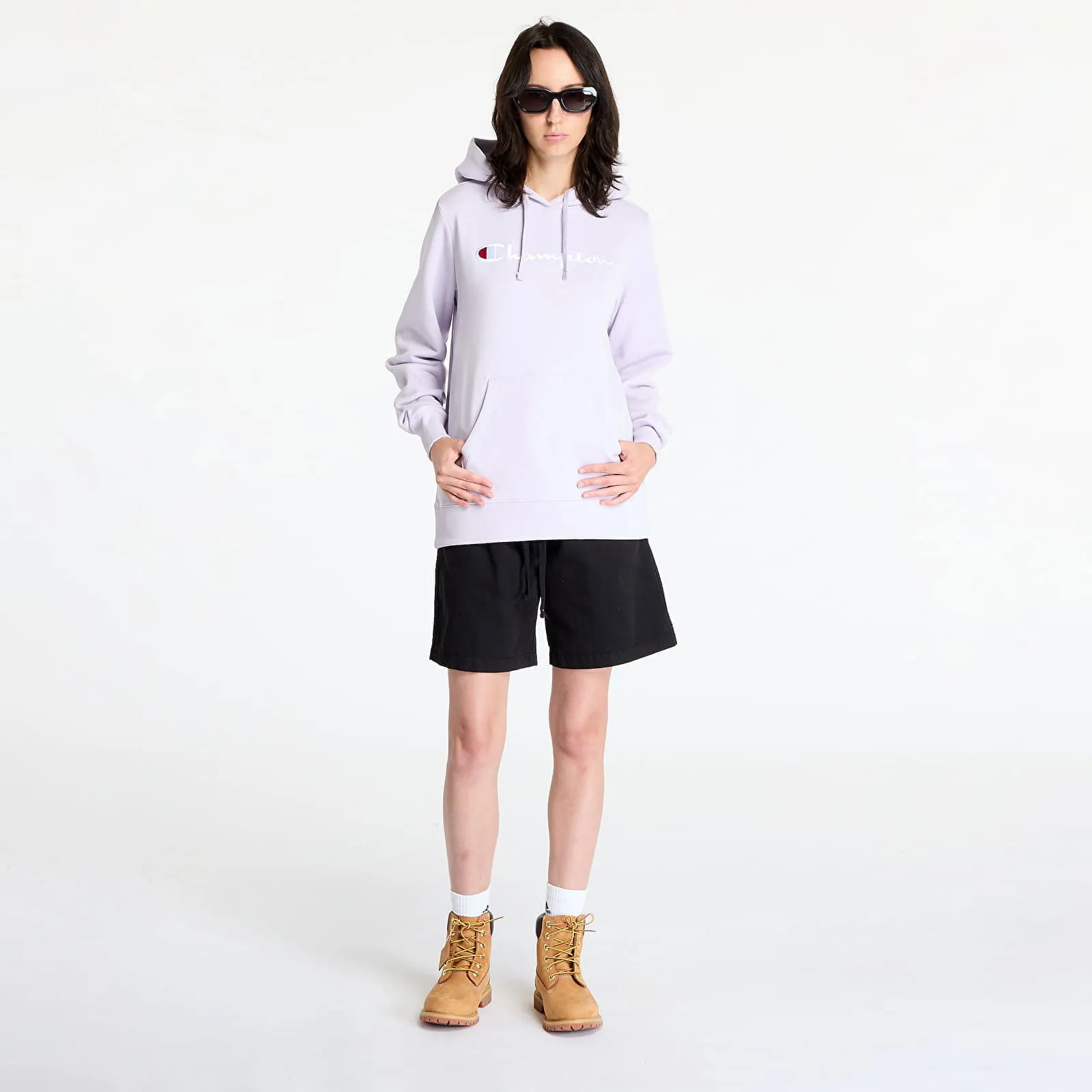 Sweatshirt Champion Hooded Sweatshirt Purple 117529 CHA VS057