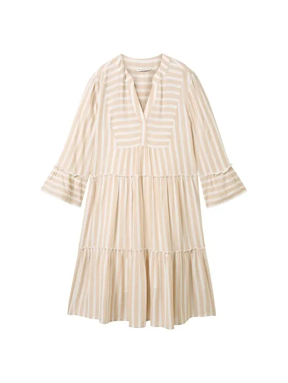 Tunika Kleid mit Streifen