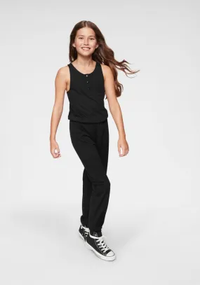 ✵ KIDSWORLD Overall », Jumpsuit mit aufwendigen Details«, mit Spitzeneinsatz im Rücken online kaufen | Jelmoli-Versand